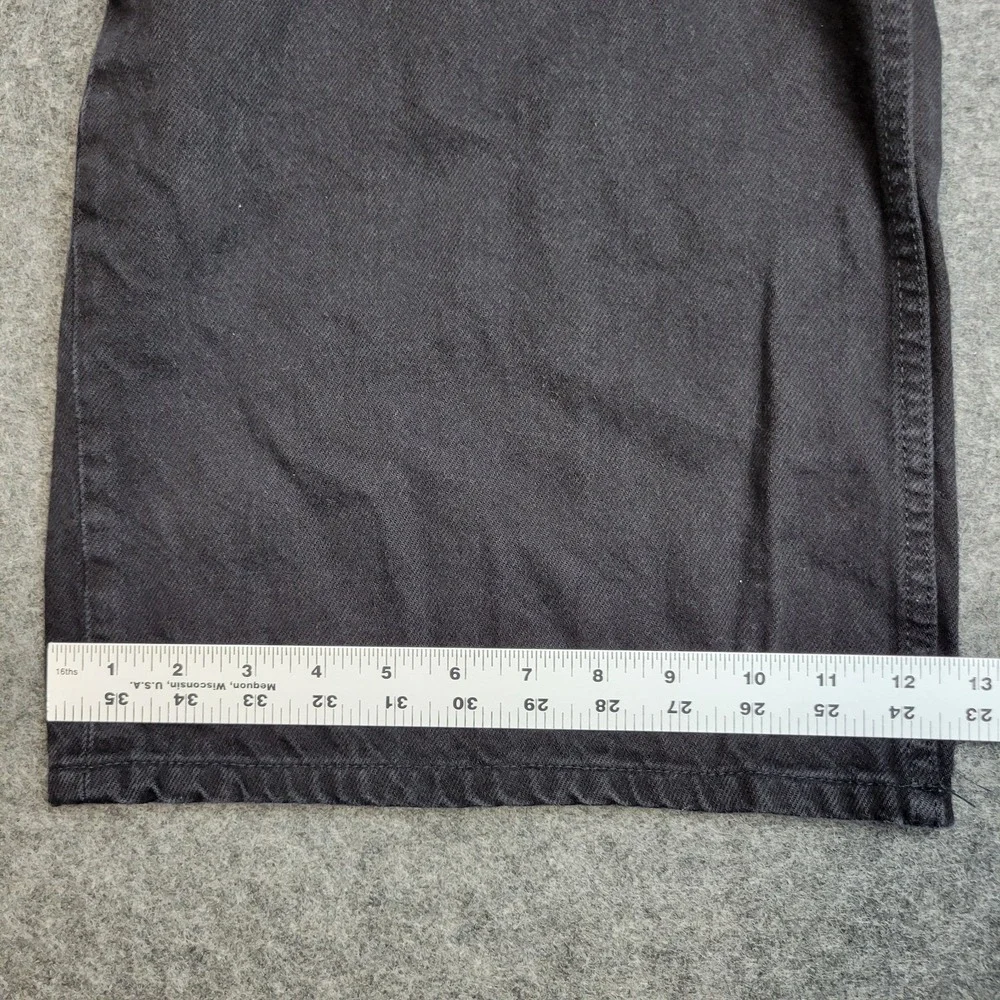Cotton On Jeans Mens 36 Black Relaxed Fit Super Baggy Wide Leg Streetwear Y2K